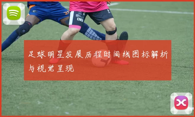 足球明星发展历程时间线图标解析与视觉呈现