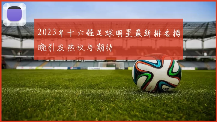 2023年十六强足球明星最新排名揭晓引发热议与期待
